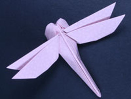 Origami Dragonfly by Anita F. Barbour on giladorigami.com
