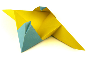 Origami Dancing birds by Nick Robinson on giladorigami.com
