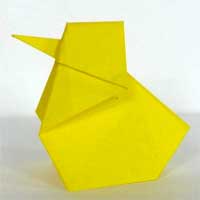 Origami Chick by Kunihiko Kasahara on giladorigami.com