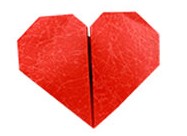 Origami Beating heart by David Petty on giladorigami.com