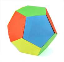 Origami Dodecahedron by Boaz Shuval on giladorigami.com