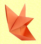 Origami Fox head by Gadi Vishne on giladorigami.com