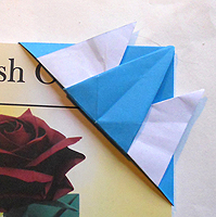 Origami Bookmark angel by Nick Robinson on giladorigami.com
