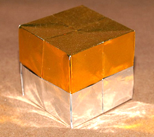 Origami Double cube by Nick Robinson on giladorigami.com