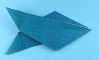 Origami Flexi-fish form by Nick Robinson on giladorigami.com