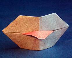 Origami Tongue in mouth by Nick Robinson on giladorigami.com