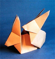 Origami Rabbit by Nick Robinson on giladorigami.com