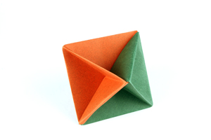 Origami Sunken octahedrnon by Nick Robinson on giladorigami.com