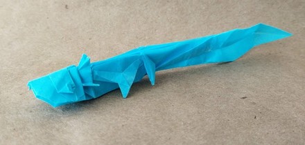 Origami Axolotl by Miguel F. Romero on giladorigami.com