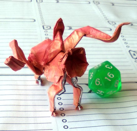 Origami Otyugh by Miguel F. Romero on giladorigami.com