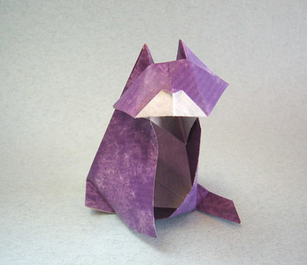 Origami Cat - walking by Lee Armstrong on giladorigami.com