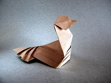 Origami Bird by Viviane Berty on giladorigami.com