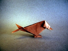 Origami Small bird by Christophe Boudias on giladorigami.com