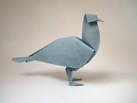 Origami Pigeon by Adolfo Cerceda on giladorigami.com