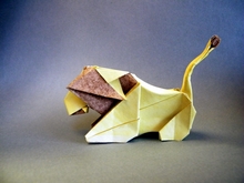 Origami Lion by Mindaugas Cesnavicius on giladorigami.com