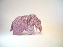 Origami Elephant by Chen Xiao on giladorigami.com