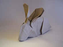 Origami Rabbit by Eduardo Clemente on giladorigami.com
