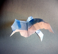 Origami Blue jay by Xin Can (Ryan) Dong on giladorigami.com