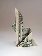Origami Bunny by Charles Esseltine on giladorigami.com