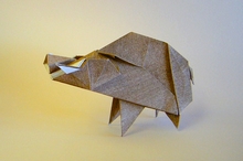 Origami Wild boar by Oriol Esteve on giladorigami.com