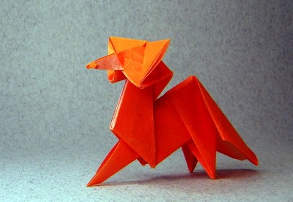 Origami Fox by Oriol Esteve on giladorigami.com