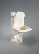 Origami Toilet by Gerardo Gacharna and Graciela Vicente on giladorigami.com