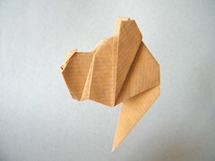 Origami Boxer head by Felix Gimeno on giladorigami.com