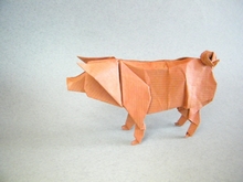 Origami Pig by Juan Gimeno on giladorigami.com