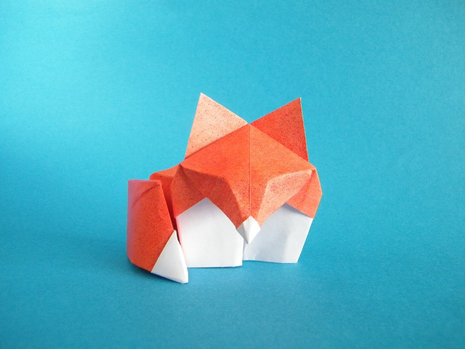 Origami Fox cub by Hoang Tien Quyet on giladorigami.com