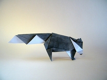 Origami Raccoon by Andrew Hudson on giladorigami.com