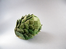 Origami Pine cone by Beth Johnson on giladorigami.com