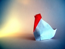Origami Hen by Juan Francisco Carrillo (Juanfran) on giladorigami.com