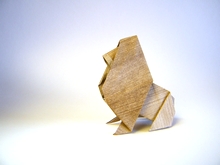 Origami Hamadryas baboon by Kunihiko Kasahara on giladorigami.com