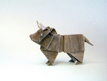 Origami Cow by Kunihiko Kasahara on giladorigami.com