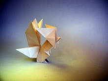 Origami Rooster by Kunihiko Kasahara on giladorigami.com