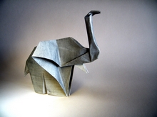 Origami Elephant by Raphael Maillot on giladorigami.com