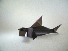 Origami Hammerhead shark by Matsuno Yukihiko on giladorigami.com