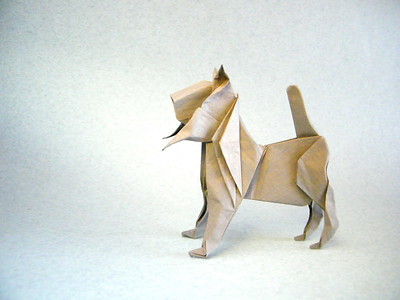 Origami Iberian lynx by Fernando Sanchez Biezma (Picaruelo) on giladorigami.com