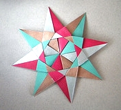 Origami Veronica star by Carmen Sprung on giladorigami.com