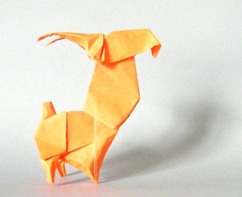 Origami Goat by Antonio Valderrama on giladorigami.com