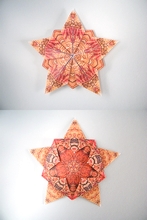 Origami Maya-poma star by Miguel Alfonso Valdivieso on giladorigami.com