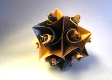 Origami Curler unit ball by Herman van Goubergen on giladorigami.com