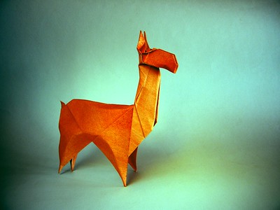 Origami Llama by Marc Vigo Anglada on giladorigami.com