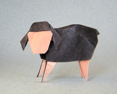 Origami Black sheep by Marc Vigo Anglada on giladorigami.com