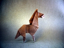 Origami Horse by Yamada Katsuhisa on giladorigami.com