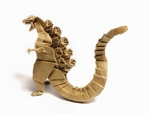 Origami Godzilla by Satoshi Kamiya on giladorigami.com