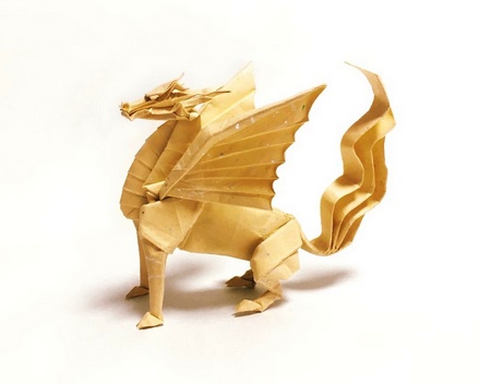 Origami Kirin by Satoshi Kamiya on giladorigami.com