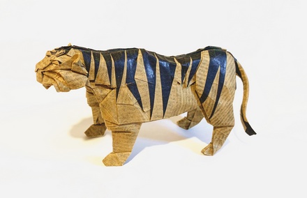 Origami Tiger by Satoshi Kamiya on giladorigami.com