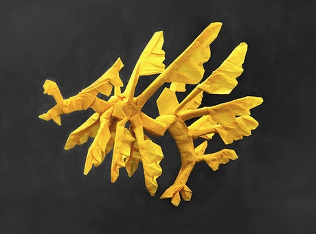 Origami Leafy seadragon by Kashiwamura Takuro on giladorigami.com