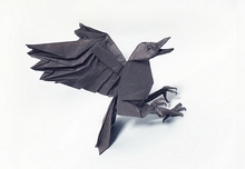 Origami Yatagarasu by Satoshi Kamiya on giladorigami.com